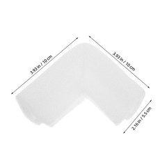 8Pcs White Foam Corner Protectors Durable Furniture Edge Guards