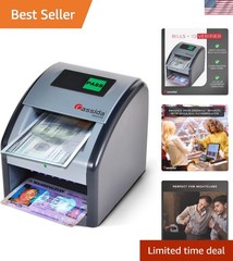 2-in-1 Currency Counterfeit Detector with UV Identification Verification Ligh…