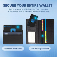 RFID Blocking Cards – 4 Pack, Premium Contactless NFC Debit Credit Card Passport