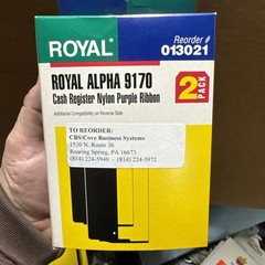 Royal Alpha 9170 POS Printer Ribbon – Royal Alpha POS
