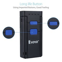 Eyoyo Mini 1D Wireless Barcode Scanner Bluetooth,3-in-1 Bluetooth&2.4G Wirele…