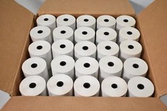 Lot of 50 Thermal Transfer Paper Rolls White lor 9078-0566 856966