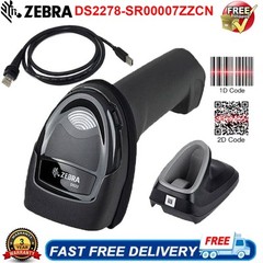 Zebra DS2278-SR Handheld Cordless 1D/2D Omnidirectional Barcode Scanner USB Kit