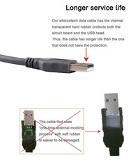 10-PACK USB Cable for Motorola Symbol LS2208 LS4208 Barcode Scanner USB Type A