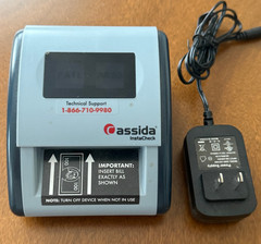 Cassida InstaCheck Counterfeit Detector IR MG UV Compact Money Checker