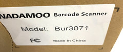 Nadamoo Wireless Barcode Scanner Bur3071 New