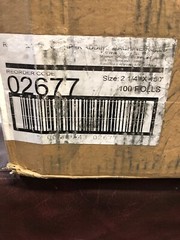 02677 RECYCLED ADDING MACHINE ROLLS 2.25 Inch x 150 Feet, 100 White