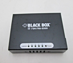 Black Box Switch – (5) 10/100-Mbps Copper RJ45, USB Powered