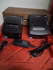 Bixolon SRP-350PlusV Direct Thermal Receipt POS Printer LAN USB Serial Lot X 2