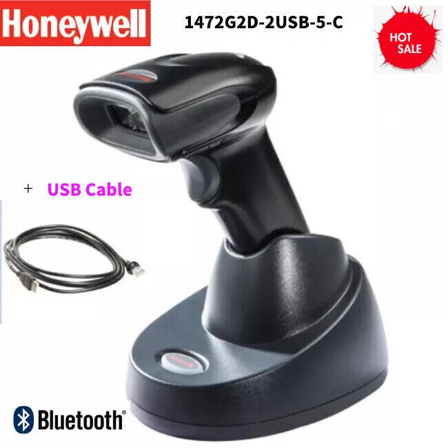 Honeywell Voyager 1472G2D-2USB-5-C Bluetooth Cordless 2D Barcode Scanner Cradle