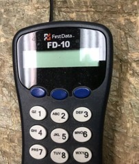 FIRST DATA FD-10C Pin Pad Card Reader POS Terminal 8001-pci
