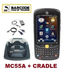 Motorola MC55A Handheld, 2D/1D Barcode Scanner, WiFi, WM6.5 + Cradle!🔥⭐