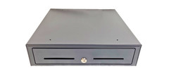 Black Powder Coated Steel Cash Drawer with Removable Currency Tray CD-1000 NEW