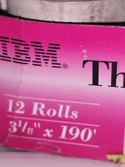 IBM Thermal Paper Rolls 3 1/8&Prime; x 190&prime; Qty 12 Rolls – 73.3mm wide