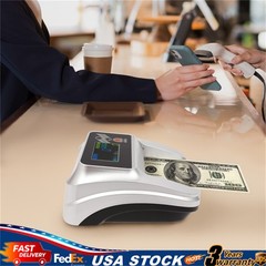 Money Bill Counter Machine Cash Checking Counting Counterfeit Detector UV MG usa