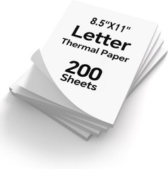 Multi-Functional 200 Sheets Thermal Paper 8.5×11 – Compatible with Most Brands