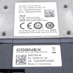 Cognex DM374X-M DataMan Barcode Scanner, 2048×1536, 80fps, 24VDC, C-Mount