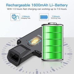 Upgraded QR Code Scanner Bluetooth Back Clip Android Barcode Scanner