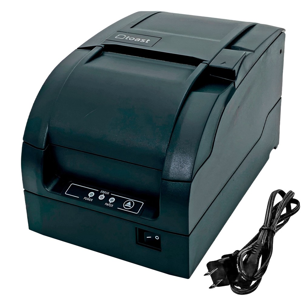TESTED TOAST TKP300 POS Dot Matrix Kitchen Receipt Printer USB Serial Ethernet