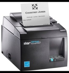 Star Micronics TSP143IIIU – USB Thermal Receipt Printer Gray NEW POS Auto Cutter