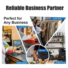 Rongta Pos Receipt Printer 80Mm Thermal Printer Usb/Serial/Ethernet And Auto