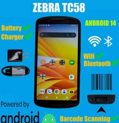 Zebra TC53 / Zebra TC58 with boot, 2D/1D/QR – Ready, Set, Scan !