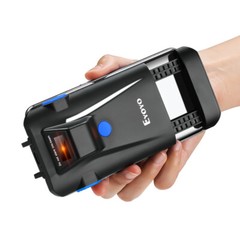 2D Bluetooth Barcode Scanner Phone Back Clip 1D QR Code Shop Inventory Scanner