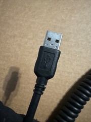 COILED CABLE HONEYWELL BARCODE SCANNER CBL-500-300-C00 5V REV A USB