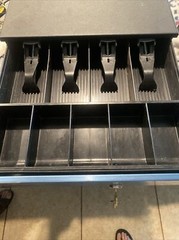 Micros/APG 40018-233-PT Black Cash Drawer w/ Keys