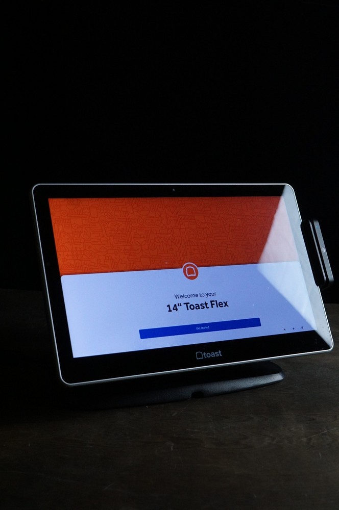✅USED✅ Toast Flex TT200 POS System Dual Display W/ Power Supply & Direct Tap