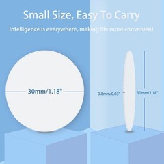 12 PCS NFC Tags Ntag215 Cards Rewritable 215 Tag 30mm Coins Compatible With A…