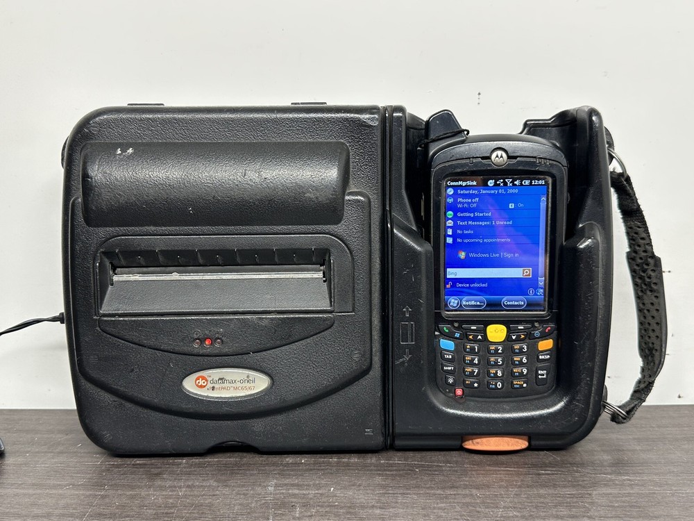 Motorola Zebra MC67NA-PDABAB00300 Scanner w/ Datamax PrintPad MC65/67 – D74