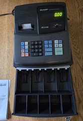 Sharp XE-A106 Electronic Cash Register Keys Included