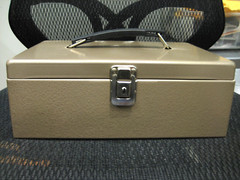 Cash Box / Metal Lock / Strong Rockaway Metal Products Corp 2 keys NEW PRICE!