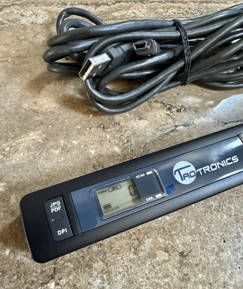 TaoTronics Cordless Handheld Scanner model: TT-DS001 Runs On 2 AA Batteries