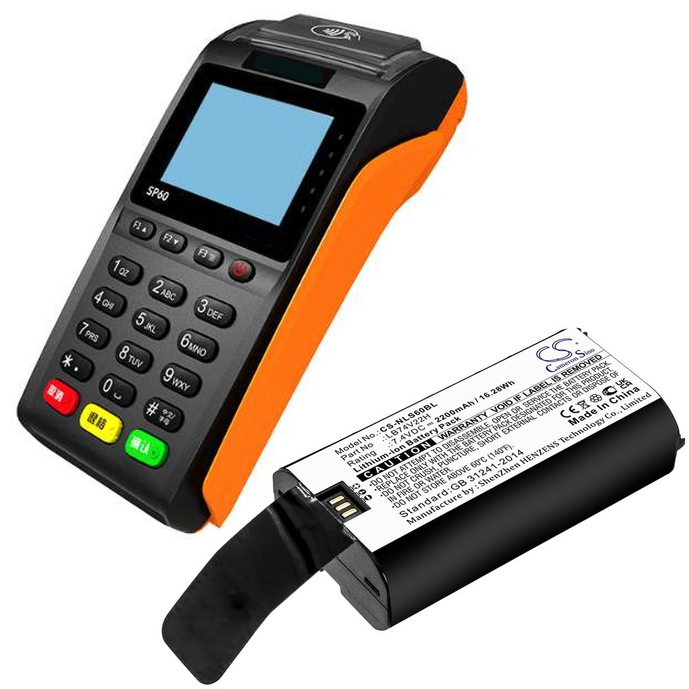 BATTERIE Li-ion 7.4V 2200mAh LB74V22H For Newland SP60 SPG7