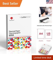 Professional 8.5&Prime;x11&Prime; Thermal Paper – 100 Sheets, Compatible with Most Printers