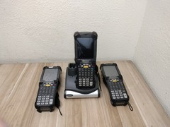 LOT OF 3 – Motorola Symbol Handheld Barcode Scanner MC9094 & CRD9000-1001SR CHRG