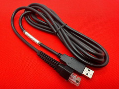 5 PCS 6FT USB Cable for Honeywell HHP 3800G 4600G Scanner Reader Straight