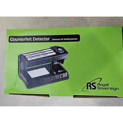 Royal Sovereign Counterfeit Detector RCD-3 UV MG Watermark Bill Authenticator