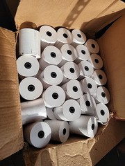 Thermal Credit Card Machine Paper for Thermark, 3 1/8&Prime; X 50&prime; Approx 52 Rol
