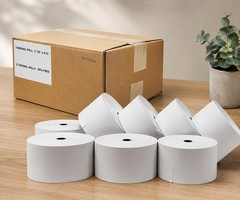 Thermal ATM Receipt Paper BPA Free 3 1/8” X 815’ Heavy Weight 55 GSM Paper