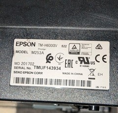 (3) Epson M253A Receipt Printer – Untested – No cables