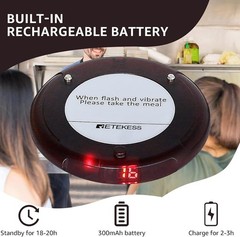 Retekess TD163 Coaster Pager System Wireless Restaurant Pagers 20 Beepers