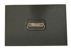 Large Metal Cashbox With Key, Dimensions: 12 1/2&Prime; x 8&Prime; x 5&Prime;, Overall Good Cond.