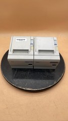 Epson TM-T88III Serial POS Receipt High Speed Thermal Printing Unit Lot of 2