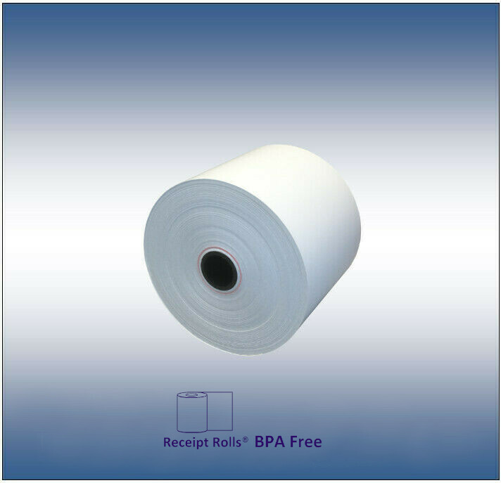 3 1/8&Prime; x 200&prime; BPA Free Thermal POS Receipt Paper Rolls 50 rolls/case Made in USA