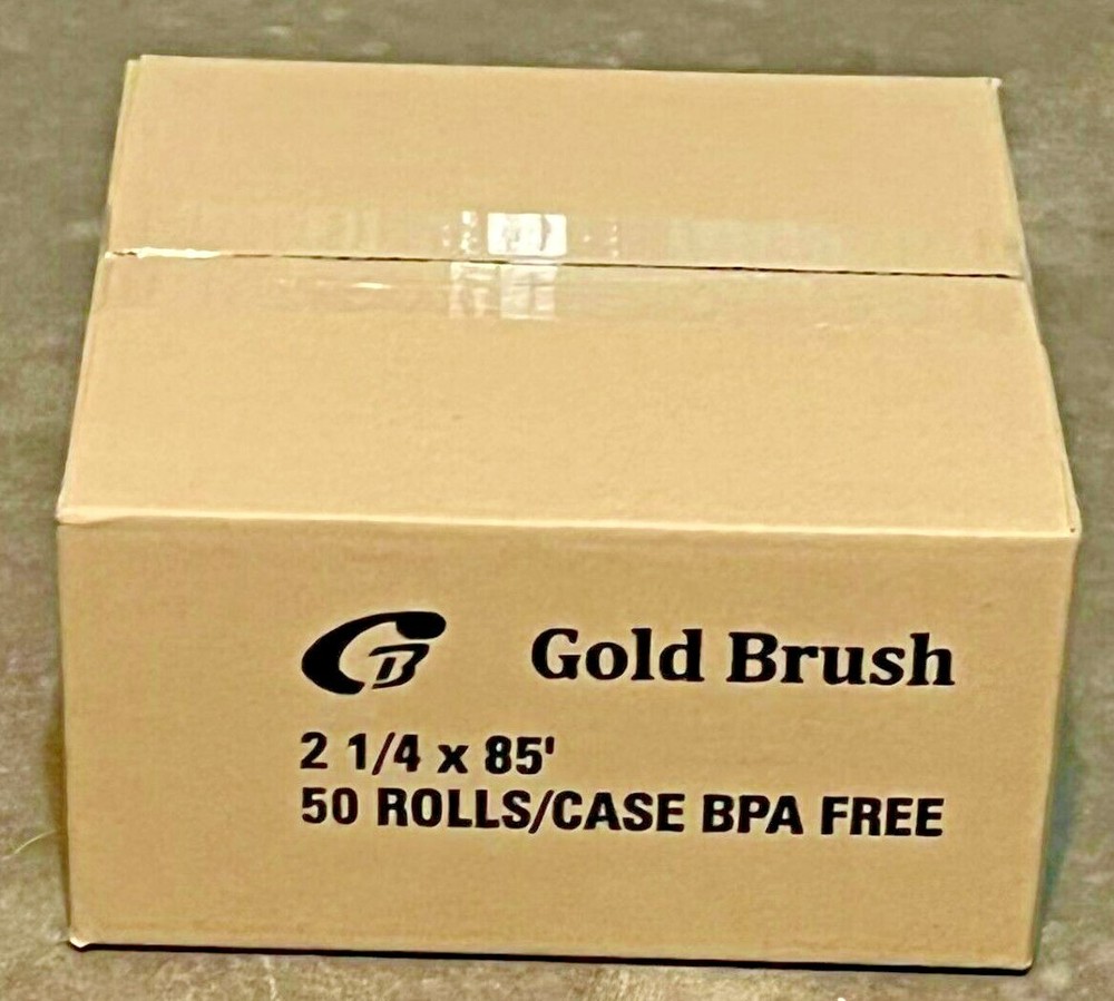 2 1/4&Prime; X 85&prime; THERMAL PAPER 50 ROLLS PREMIUM FD130 THERMAL PAPER BPA FREE