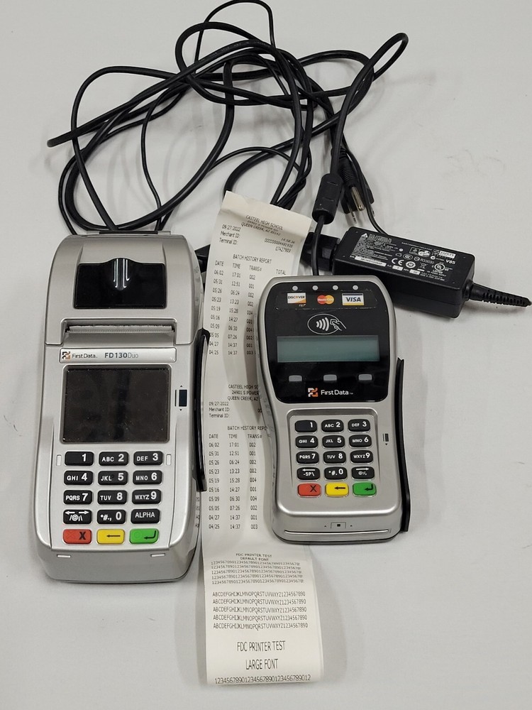 FD130 Duo with FD35 pin pad w/power cord
