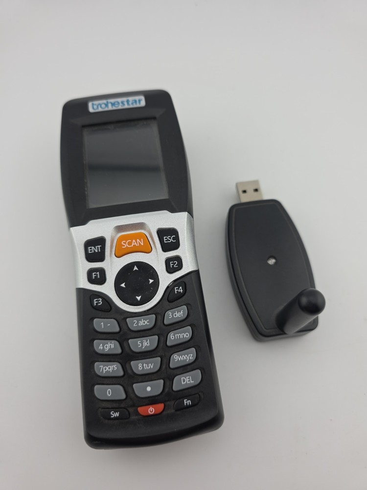 Trohestar Wireless Barcode Scanner – Inventory Scanner w/ 2.4GHz RF Transceiver